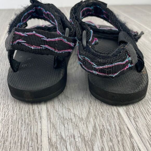 Fibus Womens Hiking Sport Sandals Strap Black Multicolor Size 5 - Picture 5 of 8